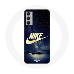 Coque - Nike - Galaxy A34 5G - Noir - Doré - Souple