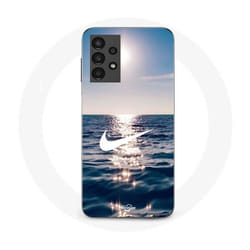 Coque - Nike - Galaxy A13 4G - Logo blanc - Souple - Protection quotidienne
