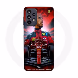 Coque - Ferrari - Lewis Hamilton - Samsung Galaxy A23 5G - Souple - Noir