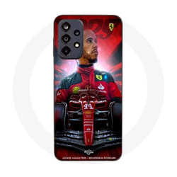 Coque - Ferrari - Lewis Hamilton - Samsung Galaxy A23 5G - Souple - Noir