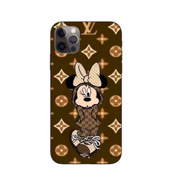 Coque - Disney - Iphone 14 Pro Max - Minnie - Marron - Souple