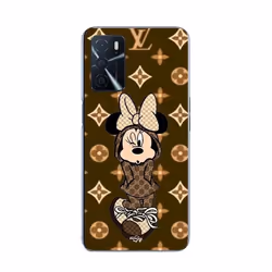 Coque - Disney - Minnie - Oppo A16 - Marron - Souple - Synthétique