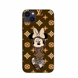 Coque - Disney - Minnie - iPhone 14 Plus - Marron - Souple
