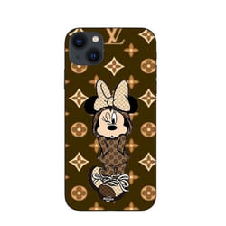 Coque - Disney - Minnie - iPhone 14 Plus - Marron - Souple