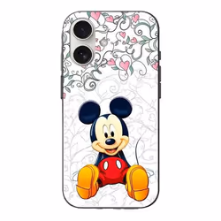 Coque - Disney - Iphone 16 Plus - Mickey Mouse - Souple - Noir