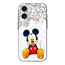 Coque - Disney - Iphone 16 Plus - Mickey Mouse - Souple - Noir