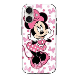 Coque - Disney - Iphone 16 - Minnie Mouse - Rose - Souple