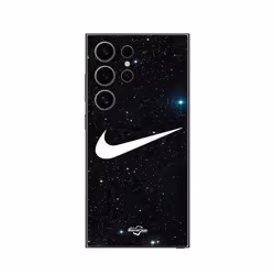 Coque - Nike - Galaxy S24 Ultra - Noir - Galaxie étoilée - Souple