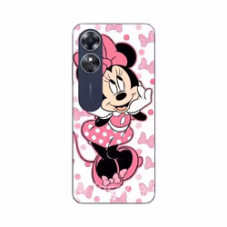 Coque - Disney - A17 - Minnie Mouse - Rose - Souple - Cartoon