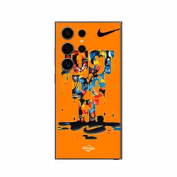 Coque - Nike - Galaxy S25 Ultra - Graffiti - Souple - Noir