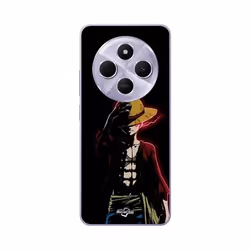 Coque de téléphone - Xiaomi - Redmi 14C - Souple - One Piece - Anime Luffy - Noir