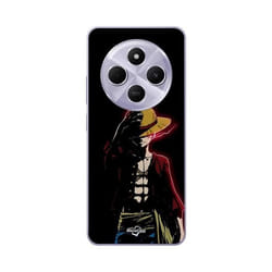 Coque de téléphone - Xiaomi - Redmi 14C - Souple - One Piece - Anime Luffy - Noir