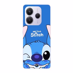 Coque - Xiaomi - Redmi Note 14 5G - Stitch - Cute - Souple - Bleu