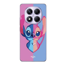 Coque - Xiaomi - Redmi Note 14 Pro 5G - Souple - Stitch et Angel - Bleu et Rose