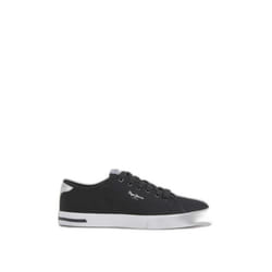 Baskets Pepe Jeans Kenton Road - Homme - Noir - Synthétique - Plat - Lacets