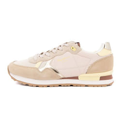 Baskets basses - Pepe Jeans - Cuir suède - Beige