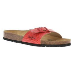 Sandales femme - PEPE JEANS - Oban Ferrara - Compensé - Rouge - Taille 40