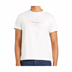 T-shirt Blanc Homme Pepe jeans Wesley