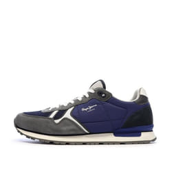 Baskets Gris/Bleu Homme Pepe Jeans Brit Mixt