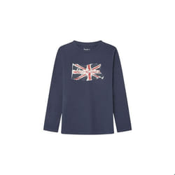 T-shirt manches longues enfant Pepe Jeans Clag