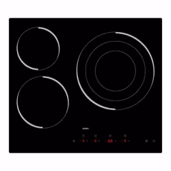 SVAN SV3601, Noir, Intégré, 59 cm, Céramique, Verre-céramique, 3 zone(s)