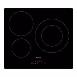 Aspes AI3601, Noir, Intégré, 59 cm, Plaque avec zone à induction, Verre, 3 zone(s)