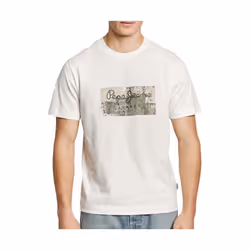 T-shirt Blanc Homme Pepe jeans Connor