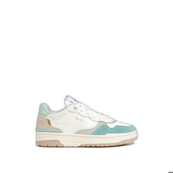 Baskets femme - PEPE JEANS - Chester Ivy - Couleur menta - Lacets - Talon plat