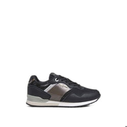Baskets femme - PEPE JEANS - London Shine - Noir - Lacets - Plat