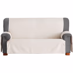 Housse de canapé pratique Mod/2 Bianca 2Plz. C/0 - Matière : 100% coton - Couleur : 00-BRUT - Nettoyage et entretien : Laver  ...
