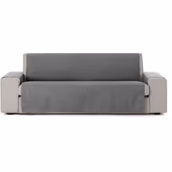 Housse de Canapé Pratique Mod/2 Valeria 3Plz. C/10 - Matière : 55 % polyester, 45 % coton - Couleur : 10-ANTHRACITE - Nettoya ...