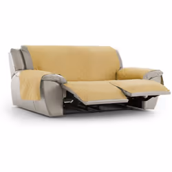Montblanc Practical Relax Housse de canapé 3 places x 2 C/05 - Matériau : 100 % polyester. - Couleur : 05-MOUTARDE - Nettoyag ...