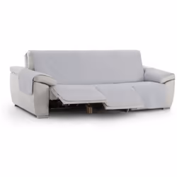 Housse de canapé Relax pratique Montblanc 3 places x 3 C/06 - Matériau : 100 % polyester. - Couleur : 06-GRIS - Nettoyage et  ...