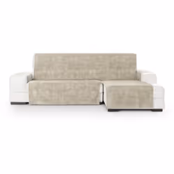 Housse de canapé Chaise Longue M/3 Turin Droite C/1 - Matériau : 100 % polyester - Couleur : 01-BRUT - Nettoyage et entretien ...
