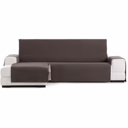 F. Chaise Longue M/3 Loira-Protect Gauche C/7 Extra - Matière : 65 % polyester, 35 % coton - Couleur : 07-MARRON - Nettoyage  ...