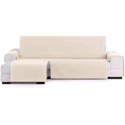 Housse de canapé Chaise Longue M/3 Levante Gauche C/1 Extra - Matière : 35 % polyester, 65 % coton - Couleur : 01-BEIGE - Net ...