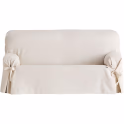 Housses de Canapé Mod/6 Universelles Bianca 2Plz. C/0 - Matière : 100% coton - Couleur : 00-BRUT - Nettoyage et entretien : L ...