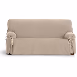 Housses de Canapé Mod/6 Universel Loira-Protect 2Plz. C/1 - Matière : 65 % polyester, 35 % coton - Couleur : 01-BEIGE - Netto ...