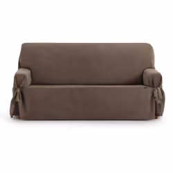 Housses de Canapé Mod/6 Universelles Valeria 3Plz. C/7 - Matière : 55 % polyester, 45 % coton - Couleur : 07-MARRON - Nettoya ...