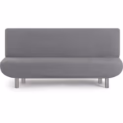 Housses de canapé Mod/7 Troya 3 Plz. C/6 Clic-Clac - Matière : 60% polyester, 35% coton, 5% élastomère - Couleur : 06-GRIS -  ...