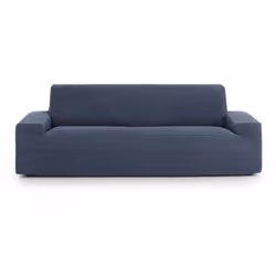 Housse de canapé 4 places Mod/7 Thor 4 Plz. C/03 - Matériau : 50 % polyester, 36 % coton, 14 % élastomère - Couleur : 03-BLEU ...