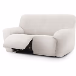 Housse de canapé Premium Jaz Relax canapé 2 places C/0 - Matière : 40% polyester, 50% coton, 10% élastomère - Couleur : 00-BR ...