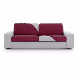 Housse de coussin pour canapé taille S (45-55 Cm.) Bronx C/8 - Matériau : 94 % polyester, 6 % élastomère - Couleur : 08-BORDE ...