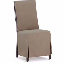 Housse de Chaise Pack 2 Chaise Universelle Valeria C/11 - Matière : 55 % polyester, 45 % coton - Couleur : 11-BEIGE - Nettoya ...