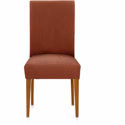 Troya Pack 2 Housse de Chaise avec Dossier C/9 - Matière : 60% polyester, 35% coton, 5% élastomère - Couleur : 09-ORANGE - Ne ...
