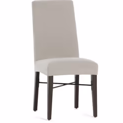 Pack de housses de chaise Bronx 2 avec dossier C/11 - Matériau : 94 % polyester, 6 % élastomère - Couleur : 11-LIN - Nettoyag ...