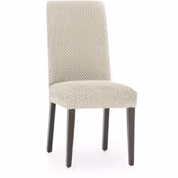 Housse de Chaise Pack 2 Chaises Thor Avec Dossier C/00 - Matériau : 50 % polyester, 36 % coton, 14 % élastomère - Couleur : 0 ...