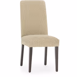 Housse de Chaise Pack 2 Chaises Thor Avec Dossier C/01 - Matériau : 50 % polyester, 36 % coton, 14 % élastomère - Couleur : 0 ...
