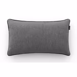 Housse de coussin Valeria Quadrant 30 X 50 C/10 sans remplissage - Matière : 55 % polyester, 45 % coton - Couleur : 10-ANTHRA ...
