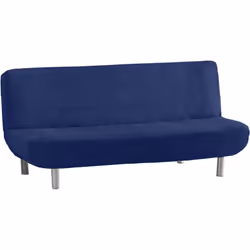 Housse de canapé 3 places Achille Clic-Clac C/03 - Matériau : 50 % polyester, 45 % coton, 5 % élastomère - Couleur : 03-BLEU  ...